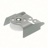 Barton 20112 - Traveller Control Line Sheave Cage Pair Size 1 – 20mm Sheaves, Plain Bearing, Max Rope 6mm