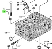 Bukh 000E4557 - Washer for DV24RME, DV29RME, DV32, DV36 and DV48 Engines