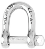 Wichard Self-Locking D Shackle - Dia 8 mm