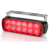 Hella Sea Hawk LED 9-32V - Spreadlight, Red Light, Black Housing