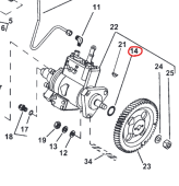 Northern Lights R502076 - O RING, INJ. PUMP MTG. DB4STA