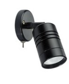 Quick Joyce Halogen Black Reading Lamp, 9-32 Vdc, 3 W, Daylight