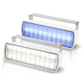 Hella Sea Hawk XL 9-32V - Spreadlight, Blue/White Light Colour, White Housing