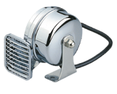Allpa Chromed Brass Electro-Magnetic Boat Horn, Single Tone, L=105mm, 12v, (108db(A)-410hz)