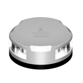 Lopolight 201-020-FB - Navigation Light 2NM Masthead/360° White, Silver w/FB Base