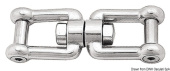 Osculati Mirror-Polished AISI 316 Stainless Steel Swivel with Flush Pin Shackles