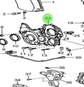 Nanni Diesel 970313944 - Timing Gear Cover for T4 Series Engines