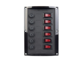 Talamex Switch Panel For 6 Fuses Black 165 x 114 mm