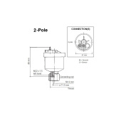 VDO 340-808-001-004G – Generator Tacho Speed Sender 7/8"-18