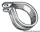 Osculati 18.024.10 - Rubber-Coated SS Hose Clamp 10 mm (10 pcs)