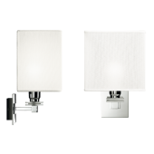 BCM Wall Light Maestra+Switch Satin Nickel E14