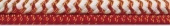 U-Rope Rainbow Tapered Spinnaker Sheet – Dyneema® SK75 Core, 5-8-5 mm, White/Red