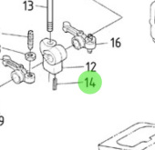 Nanni Diesel 970151130 - Spring Retainer Pin for HE and N Series Engines