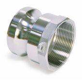 Kamlok Male Part A, Stainless Steel, 1/2" Internal Thread