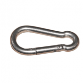 AISI 316 Carabiner With Swallow Tail Closure 6X60 mm