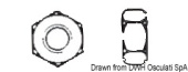 Osculati AISI 316 Stainless Steel Hex Nuts DIN 934 / UNI 5588, M3–M12