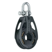 Harken 3262 - 150mm Black Magic 1-Sheave Aluminum Block Swivel