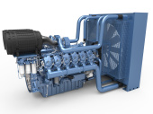 Weichai 12M33D1108E200 industrial engine for 1125/900 kVA/kW generators (engine power: 1007-1107.7 kW 1500 rpm)