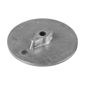 Tecnoseal 76214Q5 Mercury/Mercruiser Flat Trim Tab Anode Ø113 mm