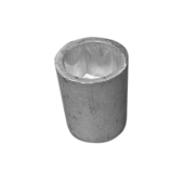 Tecnoseal 00400E - Radice Hexagonal Prop Nut (Anode Only) Shaft Ø 22-25mm