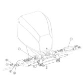 SeaStar HP6162 - Support Bracket Service Kit for Tournament Cylinders