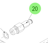 Steyr 2178598-0 - Drain Cock Assembly for Steyr Engine Cooling and Drain Systems