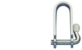 Allpa Stainless Steel Halyard Shackle With Eye, Ø5mm, B=14mm, H=40mm (Breaking Load 1050kg)