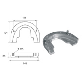 Trem L8142307 - Anode For Bombardier Engines (Johnson-Evinrude-OMC)