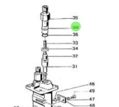 Nanni Diesel 970302641 - Delivery Valve Spacer for Injection and Feed Pump