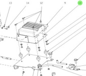 Nanni Diesel 95310699 - EDU Bracket for T4 Series Engines