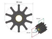 Albin 06-02-023 - Premium Impeller