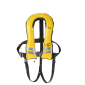 Plastimo P204497 - Pilot Pro 300 Inflatable Lifejacket Auto UML Elite PVC Yellow With Harness And Crotch Strap