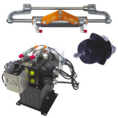 Lecomble & Schmitt 2203854 Complete Power Steering Kit - Hydraulic Unit + VHM EX3500 Cylinder + 30 HB Pump