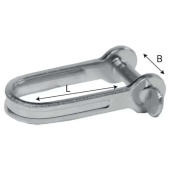 Belship 722052 - Stainless Steel AISI 316 D-Shackle 5mm 13.5x25mm (20 pcs)