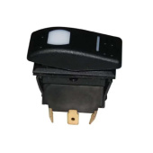 Lalizas 99729 - Switch Waterproof, 15A, MON-OFF-MON (3 Positions), 6 Pins, W/LED Light