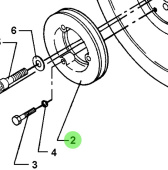 Bukh 000E4931 - V-Belt Pulley for DV36 and DV48 Engines