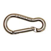 Kong 555E00PP0KK - AISI 316 Classic Carabiner Straight Gate Ø 8X80 mm