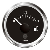 VDO A2C59514083 - Veratron ViewLine Fuel Level 0 - 1/2 - 1/1, 3-180 Ohm Black 52mm