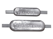 Tecnoseal Aluminium Weld-On Sacrificial Anodes with Aluminium Strap for Aluminium Hulls