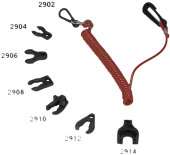 Allpa Security Stop Key With Coiled String For OMC