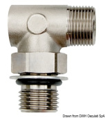 Osculati 45.290.22 - Swivelling Connection (AF 90) For Ultraflex Pumps