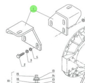 Nanni Diesel 95310404 - Engine Mount for 4.330TDI and N4.115 Engines