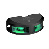 Lopolight 200-018G2-B 20M - Navigation Light 2NM 180° Green, Black Anodized