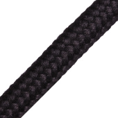 English Braids 14080200900 24-Strand Matt Rope 8 mm Black 200 m