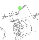 Nanni Diesel 970301721 - V-Belt Tensioner for Alternator