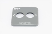 Max Power Gray Protective Plate Push Button Panel