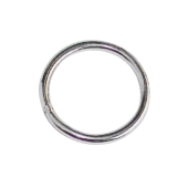 Stainless Steel Round Ring 4X25 mm