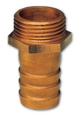 Vetus HPB Bronze Hose Connector With Male Thread