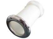 Nuova Rade 197008 - Nylon Through-Hull 1½" 30mm Hose, Stainless Steel Flange