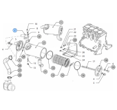 Vetus VFP01521 - Connection for Heat Exchanger